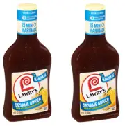 Lawry's Sesame Ginger Marinade with Mandarin Orange & Garlic (2 Pack) 12 Ounces