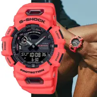 在飛比找Yahoo奇摩購物中心優惠-CASIO卡西歐 G-SHOCK 智慧藍芽 健身鍛鍊運動雙顯