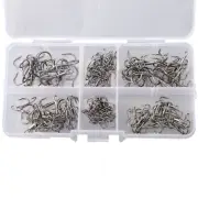 Must Have Fishing Gear 110pcs High Carbon Steel Fishing Treble Hooks Set