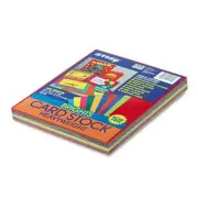 Card Stock Colorful Assortment 10 Colors 8-1/2" x 11" 100 Sheets