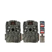 Browning Trail Cameras Strike Force FHDR 2 Pack with 2 x Memory Card Bundle