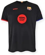 FC Barcelona Jersey 2nd Jersey 24-25 Adult - Official Replica - Black - XXL, Black