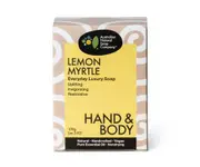 Australian Natural Soap Company Lemon Myrtle Soap Bar, Hand and Body, 100g