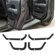 4x Car Door Storage Net Pocket Frame Trim Cover For 4-Door Jeep Wrangler JL 18+ (for: Jeep)
