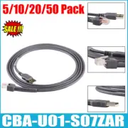 5/10/20/50 Pack USB Cable Barcode Scanner Cord For Symbol LS2208 CBA-U01-S07ZAR