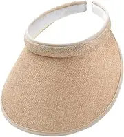 [UxicRuya] Sun Visor Hat Wide Brim Sun Hat for Ladies Tennis Outdoor Activities Cycling