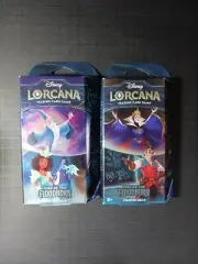 Disney Lorcana Rise of the Floodborn Chapter 2: 2X Starter Deck SEALED NEW