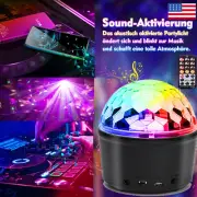 LED RGB Party Disco Ball Light Premium Strobe Effect Stage Lighting Halloween
