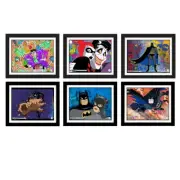 Batman Animation Cel Pop Art Set Harlequinade Catwoman Joker Harley Quinn