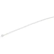 StarTech.com 100 Pack 6" Cable Ties - White Medium Nylon/Plastic Zip Ties Adjustable Network Cable Wraps UL TAA - Cable Tie - 149.9 mm Length - Nylon