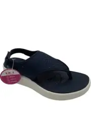 Clarks Cloudsteppers Stretch Neoprene Sandal Drift Blossom Navy