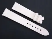 Van Cleef & Arpels Shiny White Lizard Strap 16.2mm for Charms 32mm OEM New !