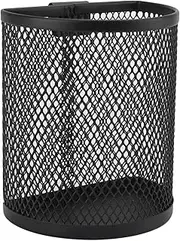 Metal Pen Holder Desk Organizer with Hook Large Capacity Hangable Mesh Metal Pen Cup for Office School Home Space Saving Versatile Storage Premium Material Flexible Placement