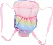 ifundom Baby Doll Carrier Accessories Adjustable Straps Toddler Play Soft Plush Toy Baby Carrier Backpack for Kids