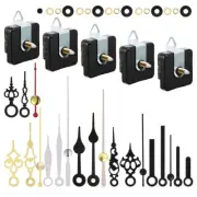 5 Pcs Clock Movement Mechanism Parts Silence Quartz DIY Wall Clock with 7 D C8S6