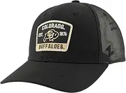 ZHATS Standard NCAA Officially Licensed Snapback Hat Big Rig Patch Black Switchback