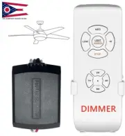 Ceiling Fan & Light Dimmer Remote Control Kit Fan Timing Speed & Dimmer