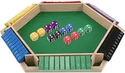 Kisangel Interactive 6-Sided Flip Game Table Mahjong Cloth Board Game Screen for Ktv Bars Christmas Gatherings
