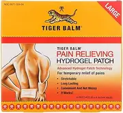 [Tiger Balm] Patch, Large, Pain Relieving Patch, 4-Count Packages, (Pack of 6)