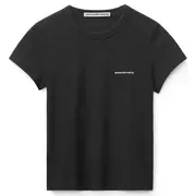 [T By Alexander Wang] 高捻平紋針織縮水 T 卹