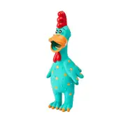 Multipet Latex Chicken Blue Dog Toy