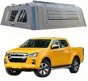 MXQXXXL Pickup Truck Cover Aluminum Alloy Truck Canopy 4x4 Slide on Topper Camper Hardtop Compatible for Jeep Gladiator
