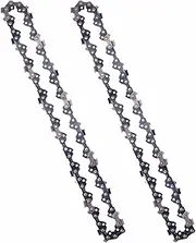[VanRank] 2 Pack S40 10 Inch Chainsaw Chain 3/8" LP Pitch .050" Gauge 40 Drive Links Fits for Worx WG309 Remington RM8EPS Craftsman Poulan Ryobi Greenworks SWJ803E SWJ807E Saw Chain