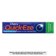 Quick-Eze Chewy Peppermint Antacid Tablets 8 Pack