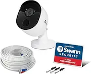 Swann 1080p Full HD Thermal Sensing Bullet Security Camera, Black/White