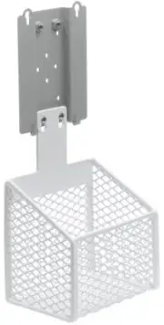Omron Wall Kit for use with HEM-907XL/Cuffs | Wall Mount | Storage | Basket