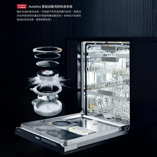 德國Miele 獨立式14人份洗碗機110V60HzG7101c SC 專利3D立體 中式碗籃托盤