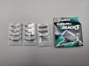 Gillette Mach 3 Razor Blades Refills 11 Replacement Cartridges