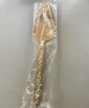Vintage Gold Electroplate Stainless Flatware Pie Cake Server Japan NEW NOS