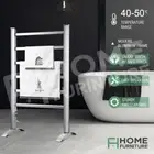 6 Bar Aluminum Electric Heated Towel Clothes Rail Rack Freestanding Warmer Shelf