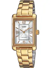 Casio Collection LTP-1234PG-7AEG Silver Dial Gold Stainless Steel Womens Watch