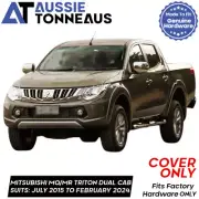 Replacement Clip On Tonneau Cover ONLY for Mitsubishi MQ/MR Triton Dual Cab (for: Mitsubishi)