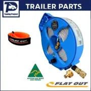 Flat Out 10M Caravan Drinking Water Hose Reel Compact German Hose Liner C2E