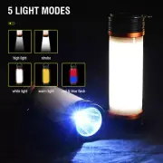 Portable LED Camping Torch Rechargeable Lantern Night Light Tent Lamp Power Bank