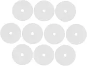 Hoement 10pcs Silicone Jerky Sheets Round Salad Dehydrator Mats for Freeze Dryer Food Dryer Pads Fruit Liner Non Stick Silicone Mats