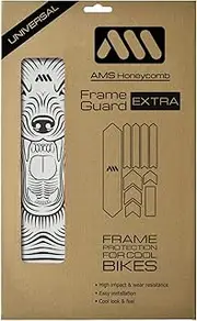 All Mountain Style AMS High Impact Frame Guard Extra Semi-Transparent – Protects Your Bike from Scratches and dings
