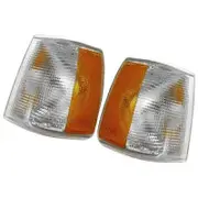 1 Pair Turn Signal Corner Light Lamp Left Right for 1990-1995 for 940 960 740 Replacement 13696091 VO2520105 Transparent color