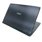 【EZSTICK】ASUS FX502 VM 黑色立體紋機身貼(含上蓋貼、鍵盤週圍貼)