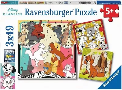 Ravensburger Set of 5, Jigsaw Puzzles for Kids, 3x49 Piece