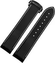 [EKSIL] 20mm 22mm Rubber Silicone Watch Bands For Omega Seamaster 300 speedmaster Strap Watchband Men's watch Accessories