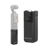 Battery Grip For DJI Osmo Pocket 3 High-Capacity 2800mAh Battery Grip For Longer Shooting (Black)