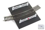 ST-267 OO/HO Scale Curved (No.4 Rad.) Level Crossing with 2 ramps & 4 gates PECO