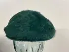 Kangol 502 Furgora Bottle Green Angora Fuzzy Flat Cap Hat New S/M
