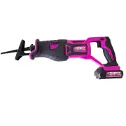 20V Lithium-Ion Brushless Cordless Reciprocating Saw with Orbital Function, Pink