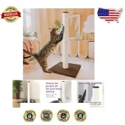 Stylish 31.5” Cat Scratching Post - Durable Paper Rope & Chemical-Free Design