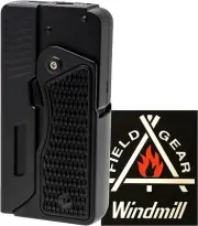 WINDMILL Electronic Lighter USB Rechargeable Matte Black with USB Cable 71730100